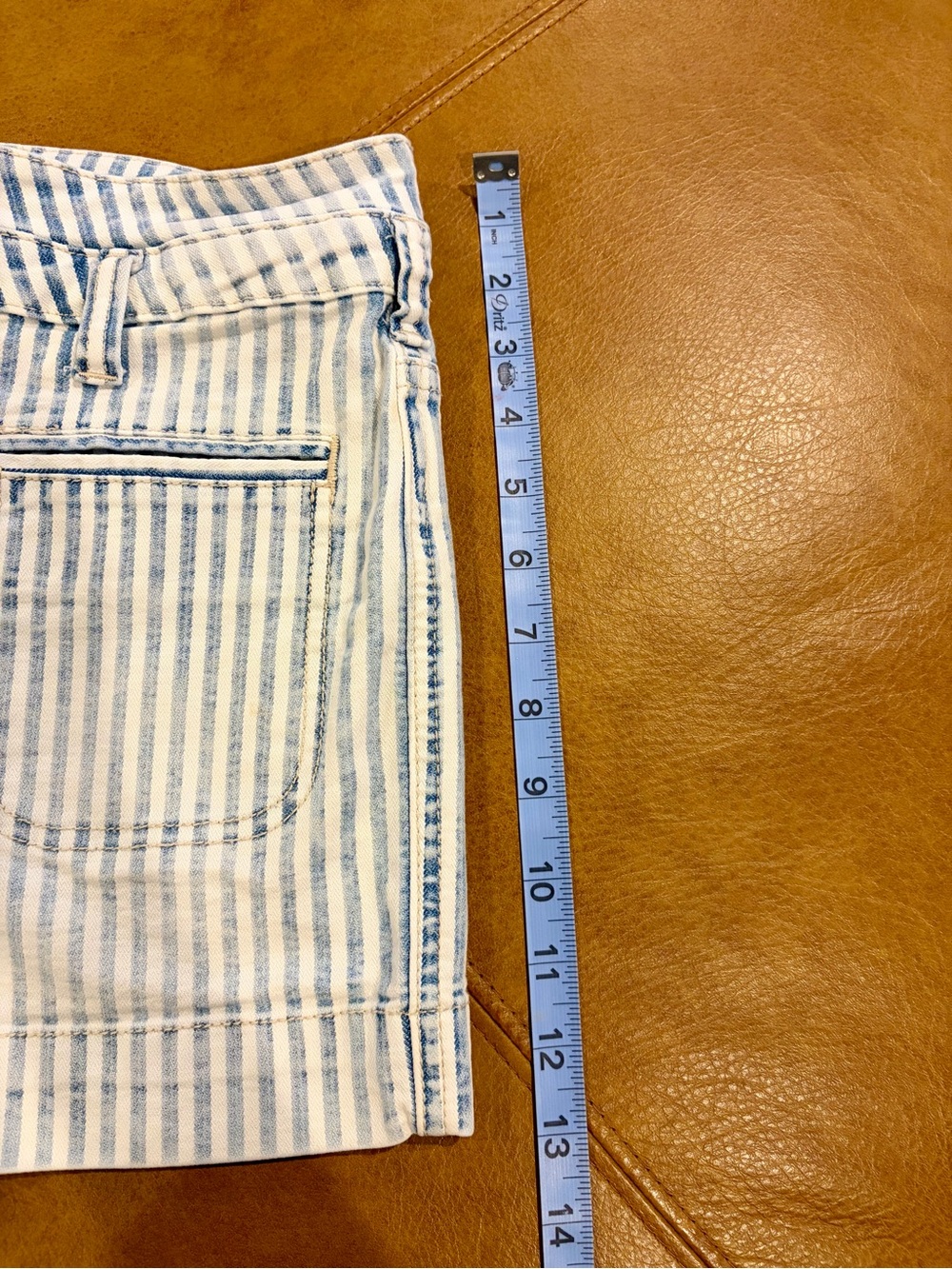 Anthropologie Pilcro Ultra High-Rise Patch Pocket Denim Shorts - Picture 13 of 13
